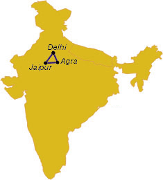 Delhi Jaipur Agra